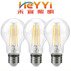 Led New First-Class A60E27 Screw Edison Retro Light Bulb Crystal Lamp Energy-Saving Restaurant Chandelier Filament Lamp