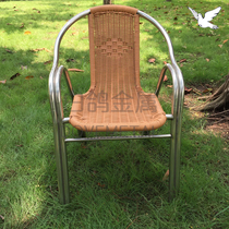 Hot sale stainless steel chair Beach chair Office chair Computer backrest chair Simple dining chair Modern backrest chair