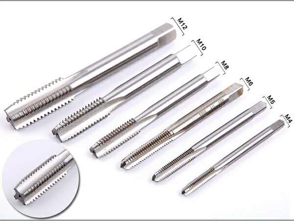Big treasure TOSG fine teeth left tooth straight groove screw tapping anti-tooth screw M12X0 M12X0 75M12X1M12X1 25M12X1 5