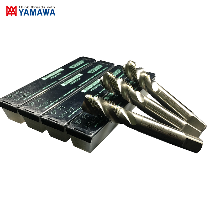 YAMAWA screw tapping tap M14M16M18M20X1X1.5X2 fine tooth chip draining tap imported from Japan
