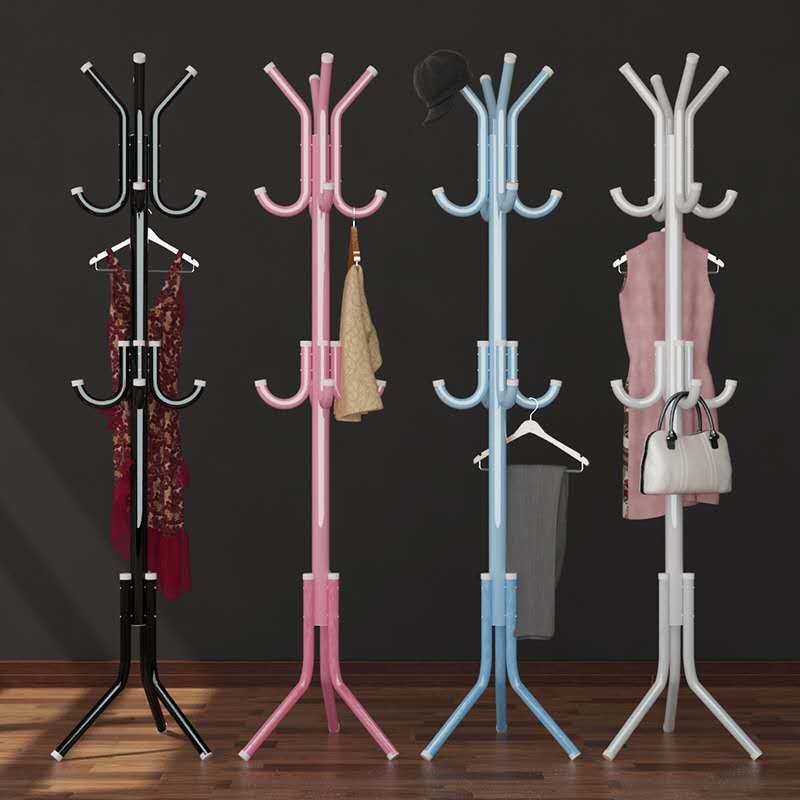 Simple bold coat hanger hanger drop art hanger bedroom clothes rack bag rack single-rod household