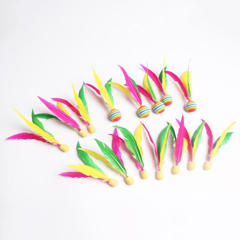 Cricket Three-ball board badminton Big head ball Board badminton racket Rainbow ball Hair ball 5 small balls 5 big balls Badminton