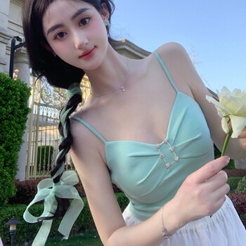 Hollinna Spicy Girl Camisole Tube Top for Women, Summer 2025 New Style, Enhances Bust, Cinches Waist, Versatile, with Chest Pads, Can Be Worn Outside as a Tank Top