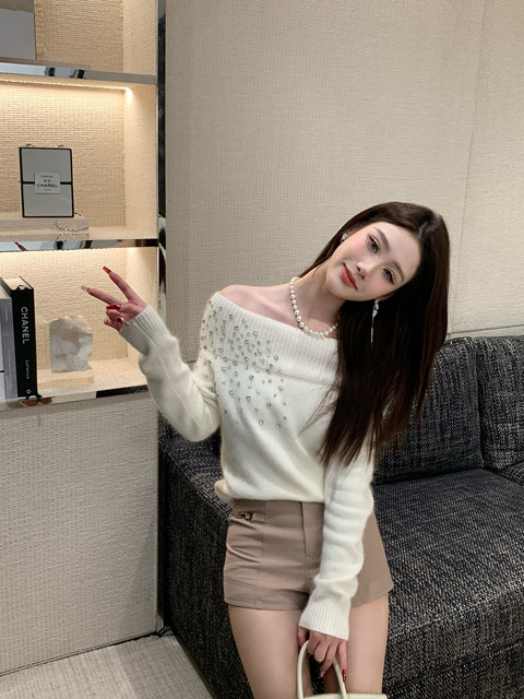 Hollin High-Waisted Shorts for Women, Spring and Autumn 2025 New Korean Style, Fashionable, Versatile, Slimming, Elegant, High-End Straight-Leg Pants