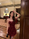 Hollinna Burgundy Suspender Dress 2025 Autumn and Winter New Sexy Ladylike Style Sequined Banquet Dress