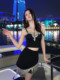 Hollin Diamond Chain Tassel High Waist Skirt Women's Summer 2025 New Slim Design Niche High-End Short Skirt