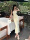 Hollinna Suspender Dress for Women, Spring and Autumn, High-End, Waist-Cinching, Elegant, French-Style Date Dress, Birthday Dress, Long Dress