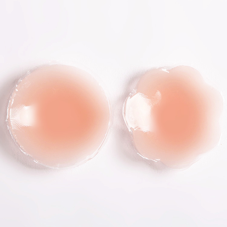 Chống va chạm nhẹ silicone núm vú nữ chống sương điểm siêu mỏng ngực vô hình dán múa ba lê phụ kiện dịch vụ cơ thể đặc biệt nội y cao cấp