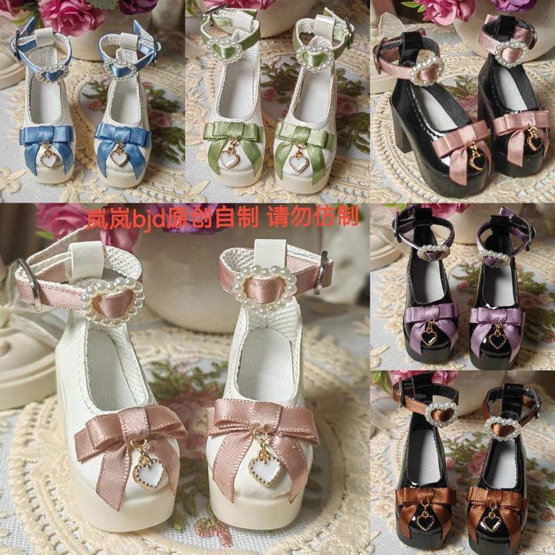 [Original] Bjd 1/4 Scale Shoes for Female Dolls, Gl Round 1/4 Scale Doll Shoes, Bear Girl Mdd, Dali Li Snow Leopard Body High Heels