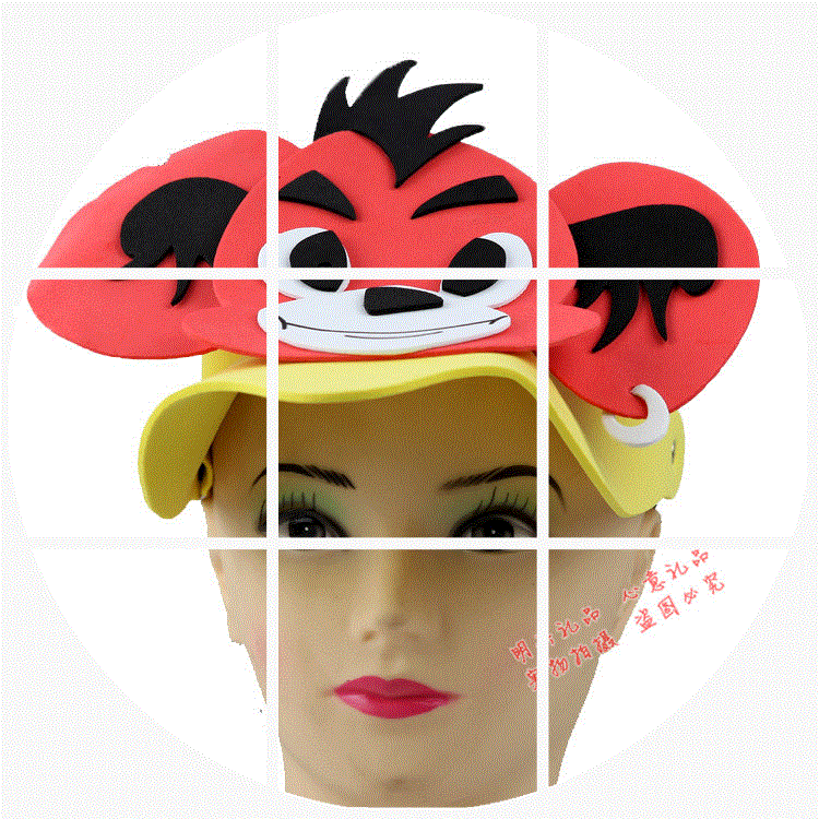 Mũ len Mickey Mickey Mũ đội đầu Động vật Bao gồm Hiệu suất Đạo cụ Mẫu giáo Cap Dance Party Nguồn cung cấp - Sản phẩm Đảng / Magic / Hiệu suất 	đồ hóa trang tôn ngộ không