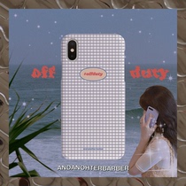 AndAnotherBarber offduty original niche lavender plaid iphone12pro phone case