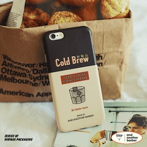 AndAnotherBarber cold coffee original niche retro iphone12pro phone case set couple