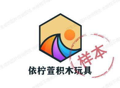 依柠萱积木玩具的LOGO