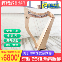 AIQING harp Celtic 23 strings 38 strings 40 strings Irish diatonic performance test professional AIQING piano
