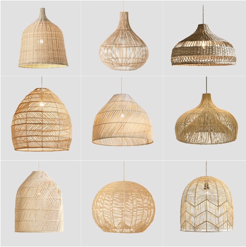 Japanese-Style Rattan Chandelier for Living Room, Bedroom, Dining Room, Guesthouse, Hand-Woven Creative Pastoral Dining Table Lamp, Rattan Lighting Fixtures Japanese-Style Rattan Chandelier for Living Room, Bedroom, Dining Room, Guesthouse, Hand-Woven Creative Pastoral Dining Table Lamp, Rattan Lighting Fixtures