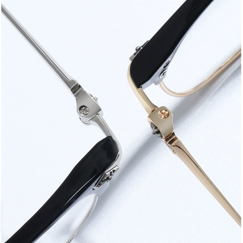 Мужские модные трендовые ретро металлические очки, в корейском стиле