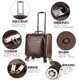 Business men's trolley case small suitcase universal wheel boarding case 18 inch suitcase female password hand luggage bag