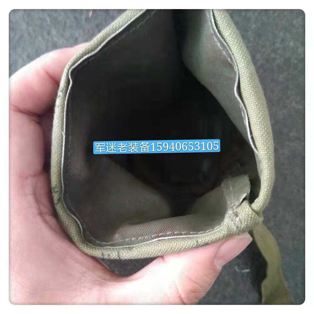 Military fan old inventory 70s canvas gun hat bag Canvas parts bag DIY tool bag Storage bag