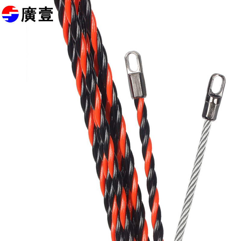 Flat Head Threading Electrician Fiberglass Wire Mesh Route Through Pipe Wall Trunking Leaderwire