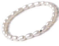 A white crystal bracelet pure body bracelet male and female student best friend high-end couple bracelet childrens bracelet