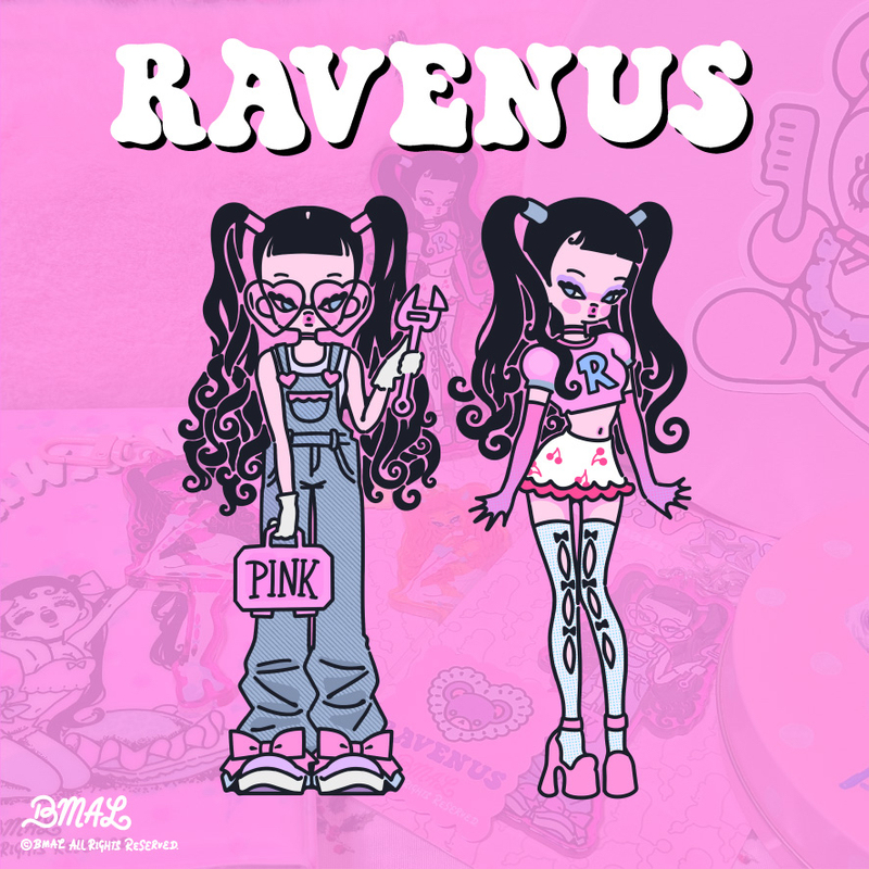 Ravenus - Raven Twins Acrylic Keychain/Pendant
