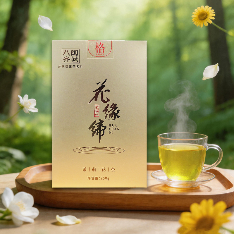 Fujian Qiming Fuzhou Jasmine Tea, Produced in Fuzhou, Has a Sweet and Fragrant Taste, with a Light and Elegant Sweetness, Made from Fujian Tea Base and Processed with Six Levels of Fermentation Fujian Qiming Fuzhou Jasmine Tea, Produced in Fuzhou, Has a Sweet and Fragrant Taste, with a Light and Elegant Sweetness, Made from Fujian Tea Base and Processed with Six Levels of Fermentation