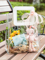 Gift bag 520 gift companion gift bag net celebrity ins wind transparent tote bag high-end gift bag Birthday gift