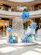 Blue Artificial Flowers, High-End and Realistic Decorations, Fake Flowers for Landscaping, Paper Art Flowers, Scene Layout, Large Floor-Standing Ornaments