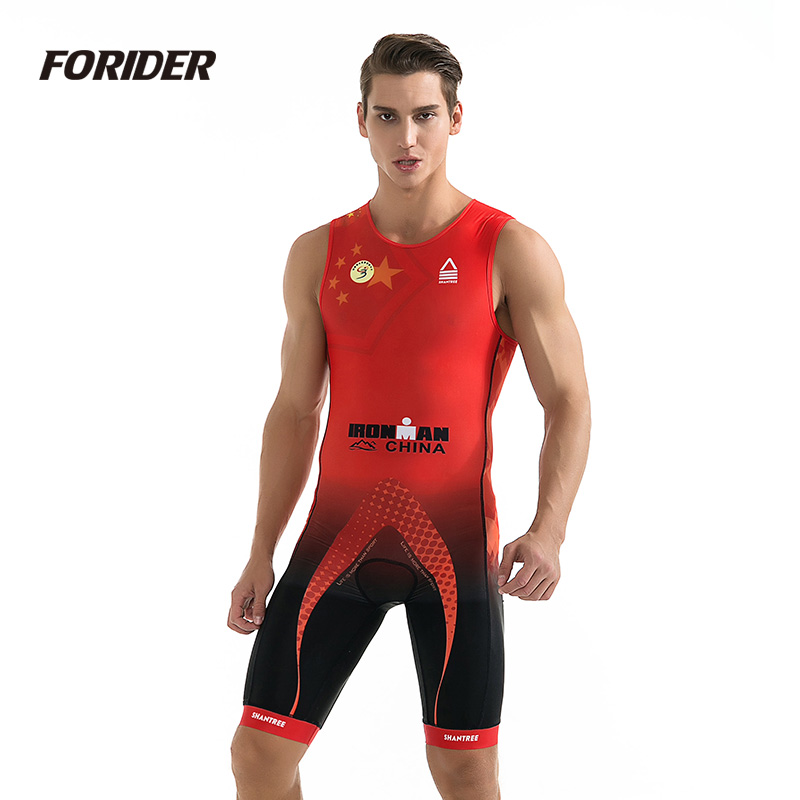 Summer Athletic Edition Iron Man Three-Clothed Men Model Cycling Dry Breakthrough Running Swimming