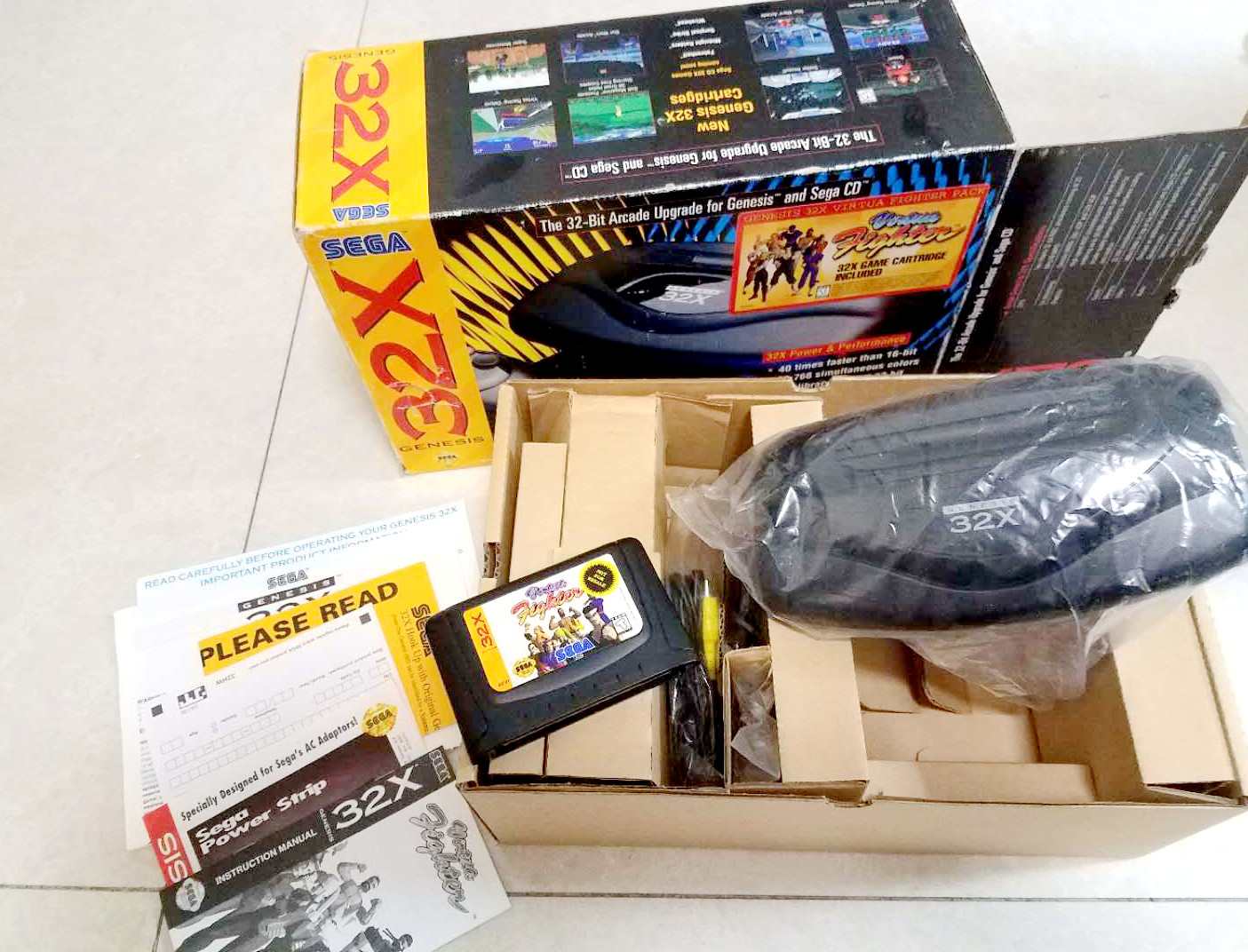 Sega Original Japanese Edition Overseas Edition Sega MD 32X Booster Brand New Unused
