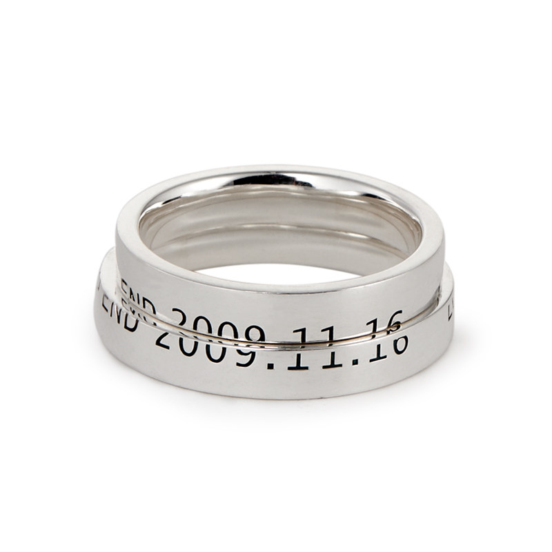 Bague mixte      en Argenterie - Ref 3088828 Image 5