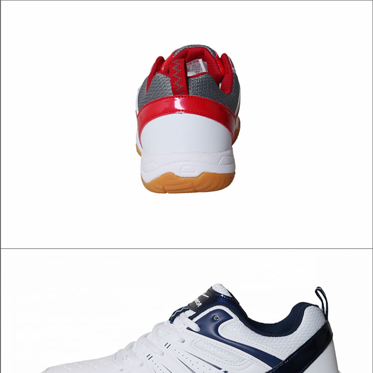 Chính hãng kéo trở lại giày lưới thoáng khí sneakers gân dưới non-slip đáy mềm giày trong nhà cầu lông giày giày sục thể thao