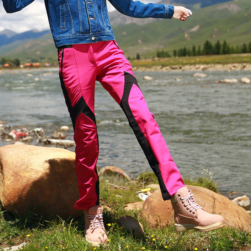 Shu Miller new outdoor women's fleece soft shell stormtrooper pants windproof and snowproof waterproof breathable mountaineering hiking pants