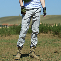 Outdoor new mens quick-drying pants lightweight breathable wear-resistant riding running mountaineering quick-drying casual trousers