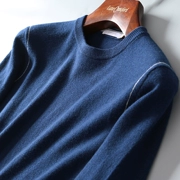 Ý Mùa đông 30% Cashmere 70% Len cao cấp Sợi nam Áo len cổ tròn Hàng dệt kim DAZ507