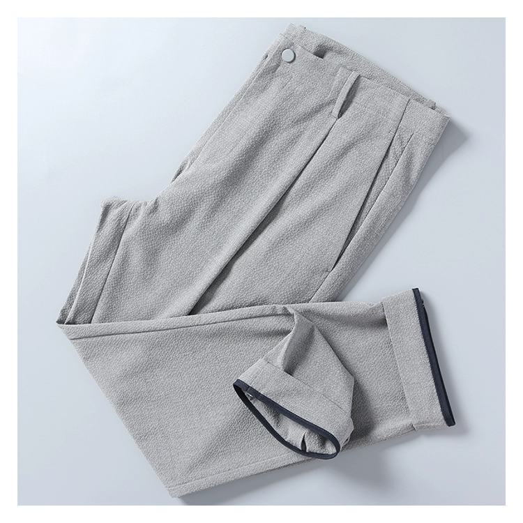 Khuyến nghị chính Nhật Bản vải nhăn nhăn Quần tây nam thẳng quần dài mùa hè quần mỏng DBL843 - Crop Jeans