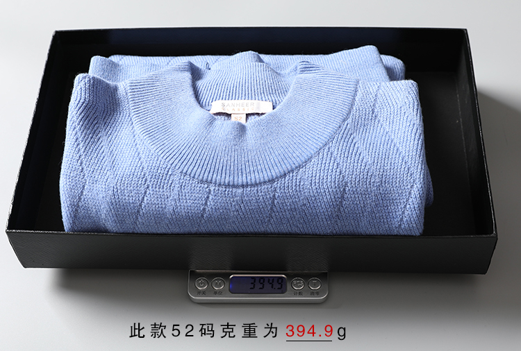 Ý thanh lịch chất lượng cao cashmere len nam nửa cao cổ áo thun áo len áo len DAZ364 áo len cổ tim nam