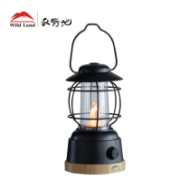 Qiuye ground light outdoor camping home Courtyard atmosphere tent camp retro leisure portable horse lantern