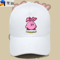 Japanese anime Kirby cute dormitory couple men and women custom casual sunshade duck tongue baseball hat