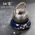 Đài Loan Yingge Town Rùa Bird Burning Sakura Season Electric Tea Tea Lò gốm Electric Cast Cast Pot Pot Pot Pot Pot Mini