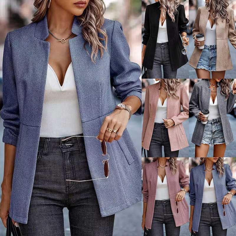 Amazon Aliexpress New Simple, Stylish and Casual Woolen Cardigan Jacket