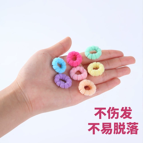 Детская милая безвредная эластичная резинка, полотенце, не повреждает волосы