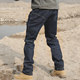 Tactical jeans ຜູ້ຊາຍໃນລະດູໃບໄມ້ປົ່ງແລະລະດູຮ້ອນກິລາກາງແຈ້ງ elastic loose wear-resistant commuting training overalls trousers