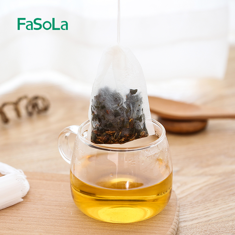 Disposable corn fiber tea bag coffee filter bag Traditional Chinese medicine gauze bag tea empty tea tea tea bag 100 pieces