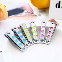 Household men and women Adult portable stainless steel round handle nail clippers large nail clippers manicure manicure tools