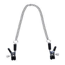 Wo Erotic Accessories Breast Clamp Chain Bell Mimi Clamp Bed Tease Men Toys Adult Breast Abuse SM Supplies