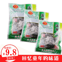 Qingdao specialty dried kelp silk childhood taste spicy kelp silk open bag ready-to-eat soak water to make soup 60g bag 3