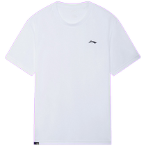 ()Li Ning badminton series quick-drying cool short-sleeved sports T-shirt cultural shirt AHST347