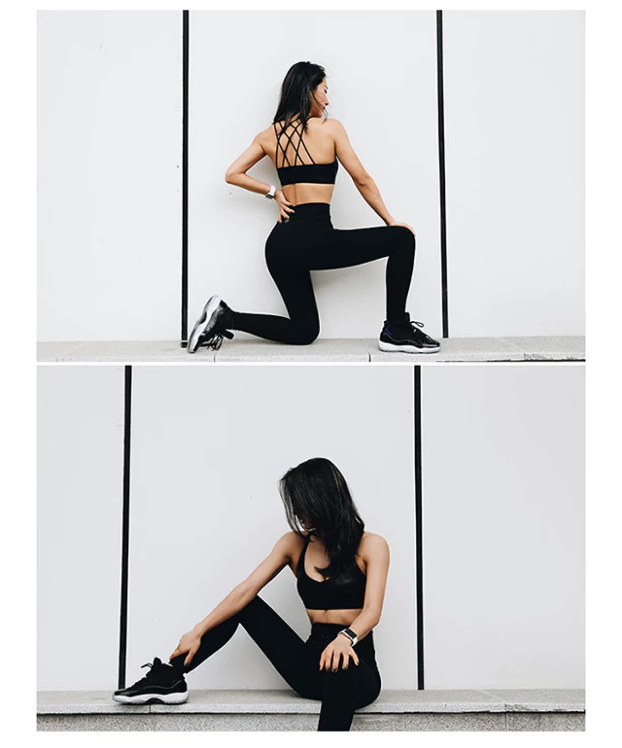 Nữ hoàng yêu thể dục thể thao vest bra chống sốc thu thập rập khuôn corset chạy yoga hỗ trợ cao bra tập gym