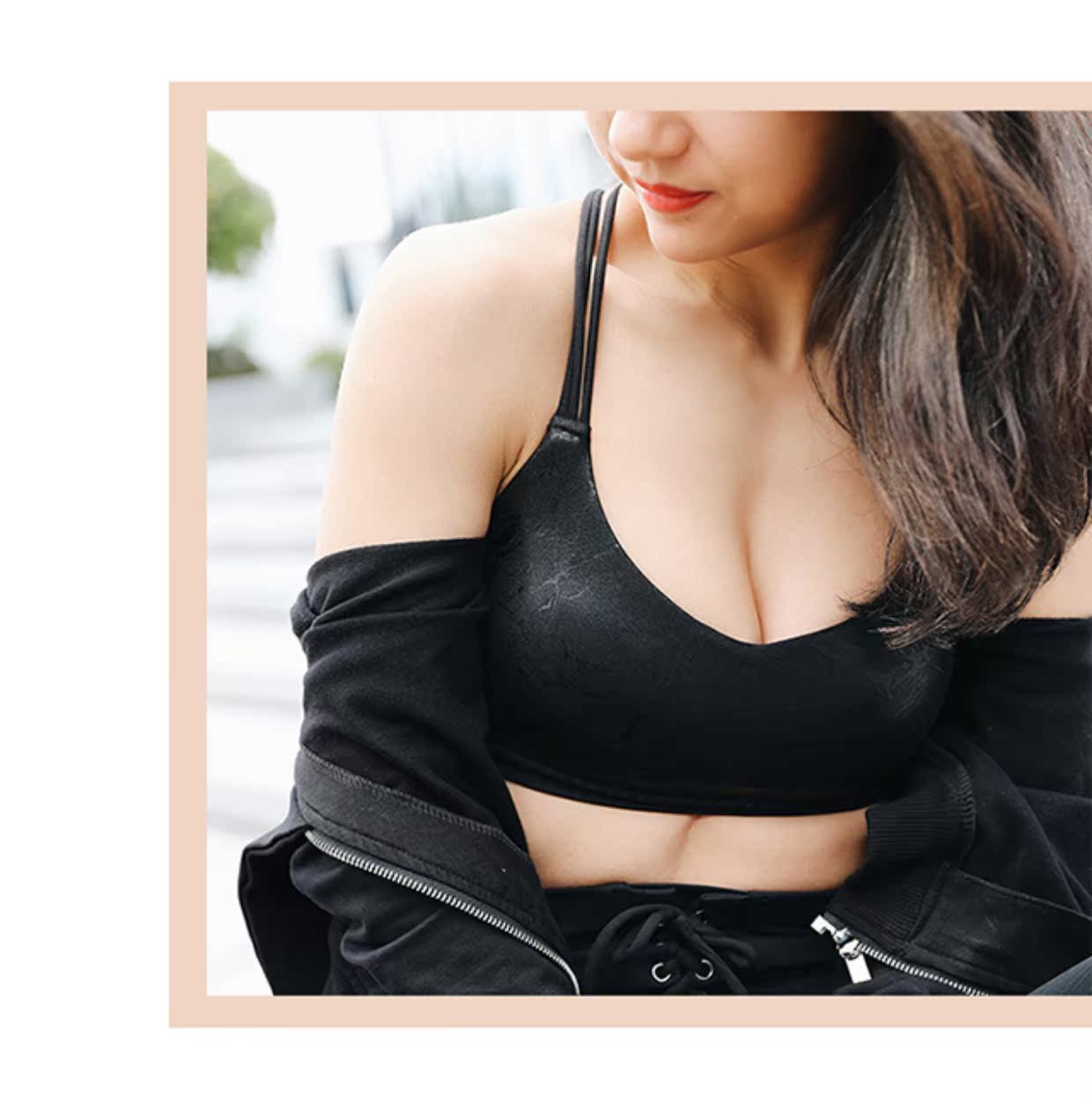 Nữ hoàng yêu thể dục thể thao vest bra chống sốc thu thập rập khuôn corset chạy yoga hỗ trợ cao bra tập gym